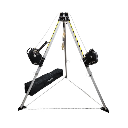Frontline MEGApod Confined Space 7' Aluminum Tripod with 60' Winch and 3-Way SRL TAN07RURP